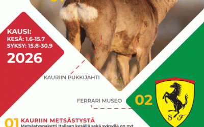 Jahtimatka Italiaan 1.6.-15.7. 2026 välisenä aikana