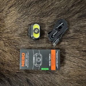 NEBO, Mycro 500 Plus ladattava otsavalaisin - Musta